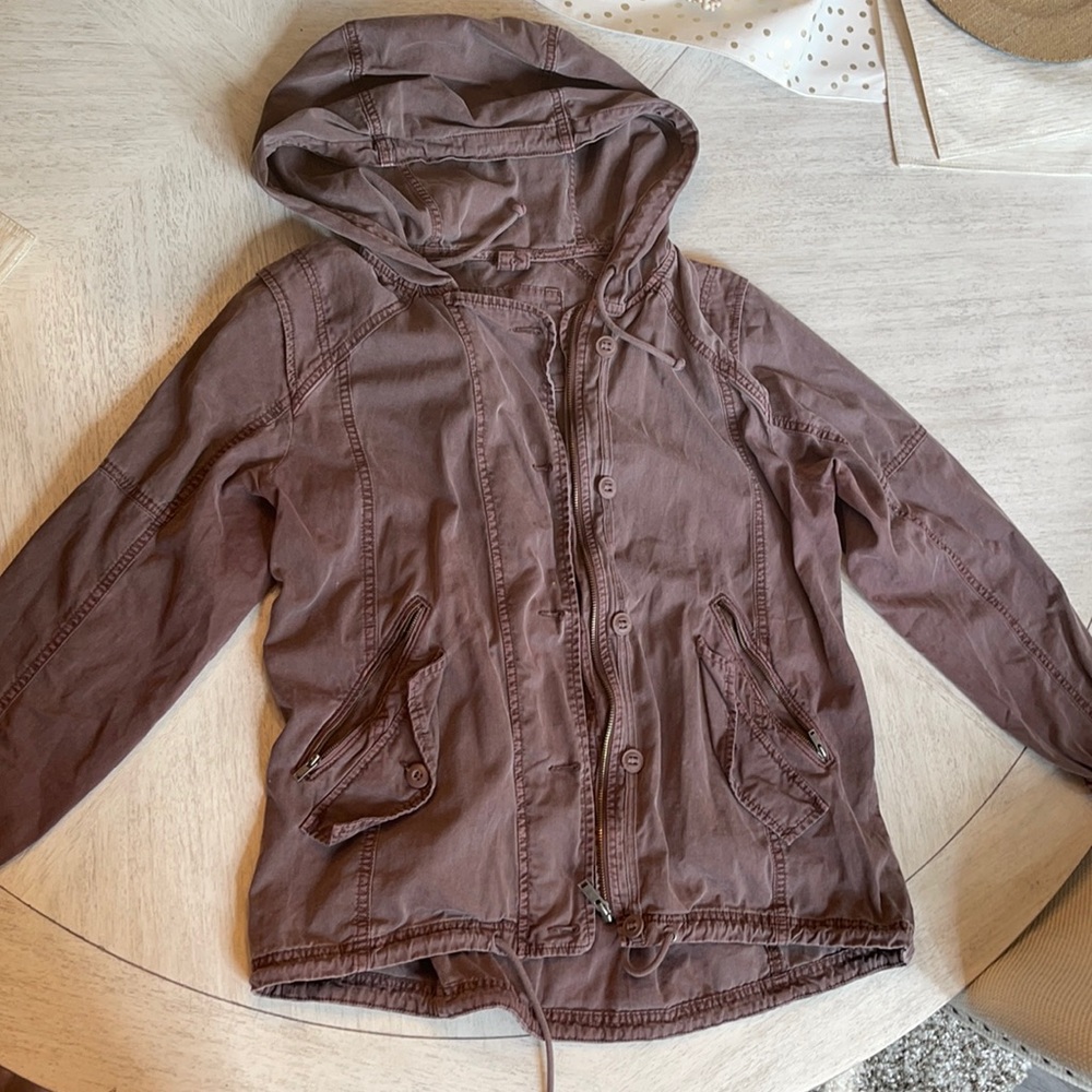 Hooded Purple Coat